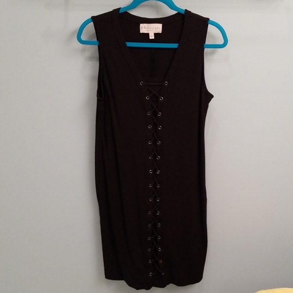 Philosophy Dresses & Skirts - Philosophy Black Sleeveless Dress in Size Large